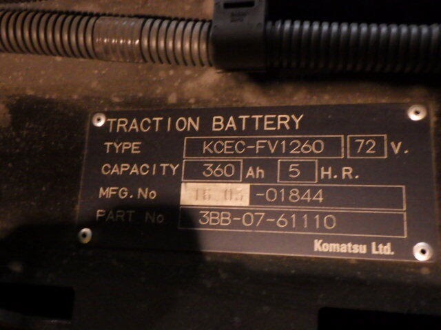 Xe nâng điện Komatsu 2.5 tấn FE25-1#302215 - Ảnh 5