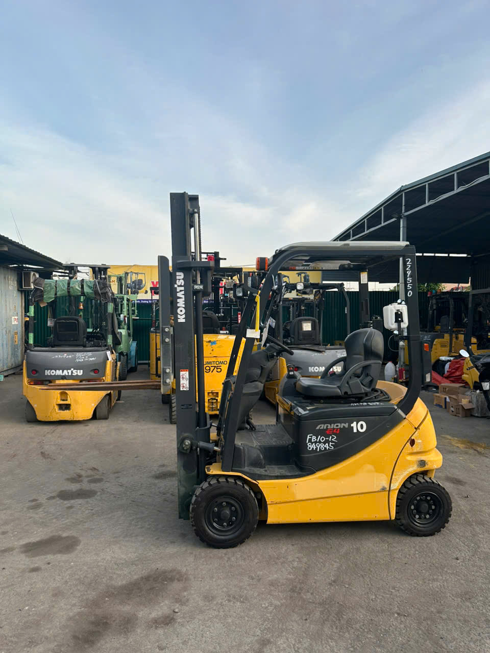 Xe nâng điện KOMATSU 1T FB10-12 #849845 - Ảnh 10