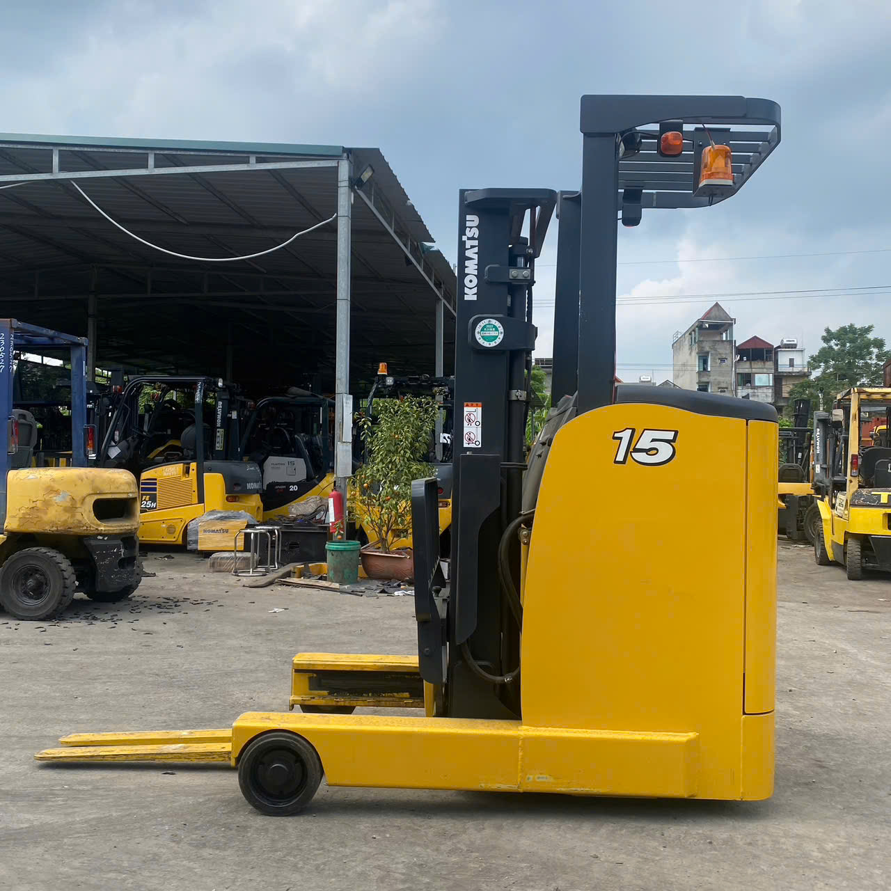 Xe nâng điện Komatsu FB15RW-15#158231 - Ảnh 8