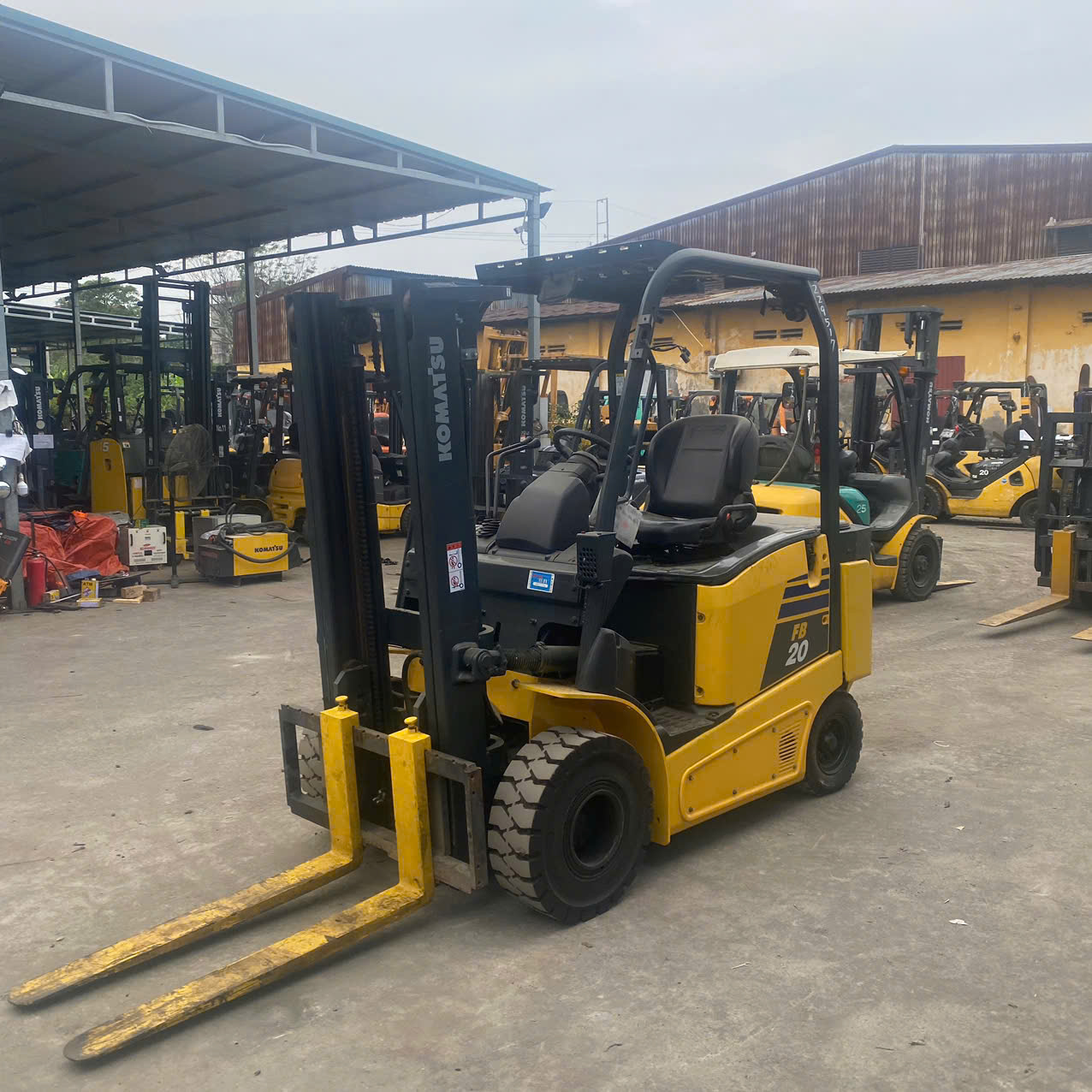 Xe nâng điện ngồi lái KOMATSU 2T FB20-12 #102415 - Ảnh 3