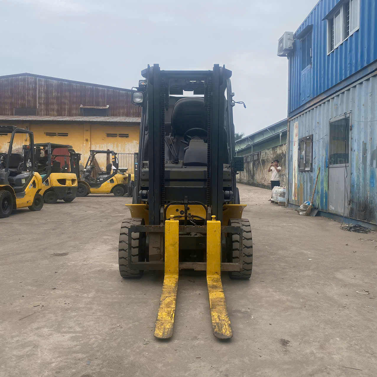 Xe nâng điện ngồi lái KOMATSU 2T FB20-12 #102415 - Ảnh 9