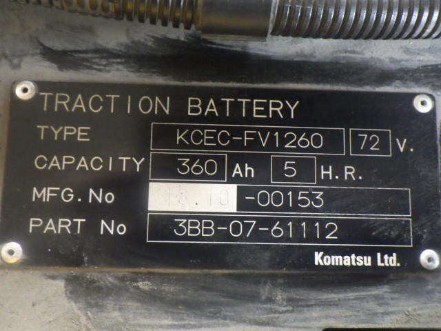 Xe nâng điện 2.5 tấn Komatsu FE25-1 serial 302820 - Ảnh 9