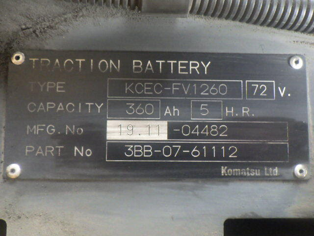 Xe nâng điện 2.5 tấn Komatsu FE25-1 serial 308661 - Ảnh 15