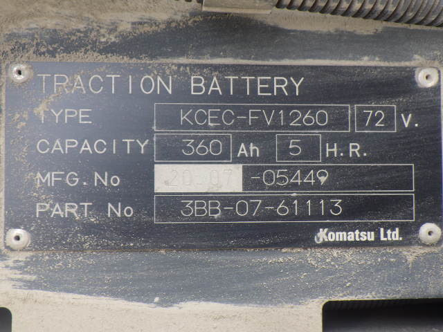 Xe nâng điện 2.5 tấn Komatsu FE25-1 serial 309853 - Ảnh 12