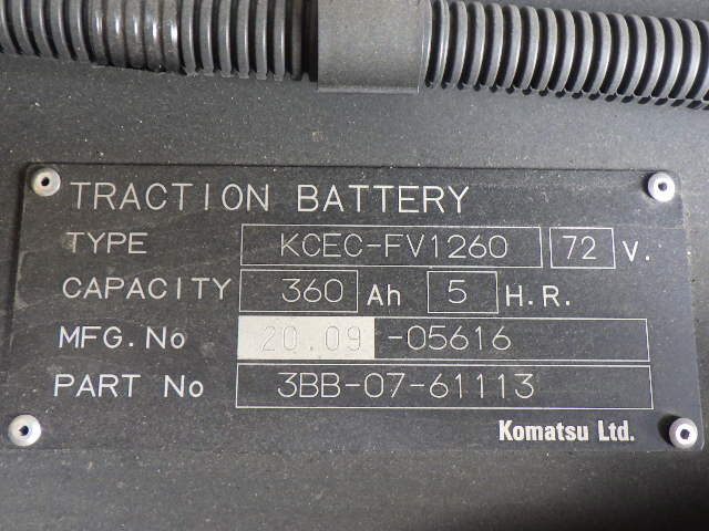 Xe nâng điện 2.5 tấn Komatsu FE25-1 serial 310090 - Ảnh 15