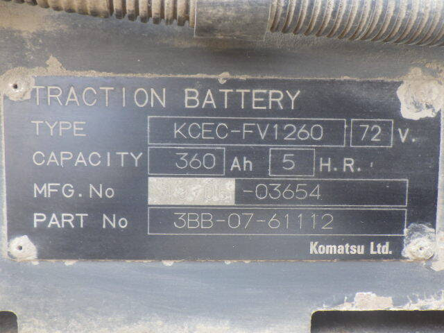 Xe nâng điện 2.5 tấn Komatsu FE25H-1 serial 307500 - Ảnh 15