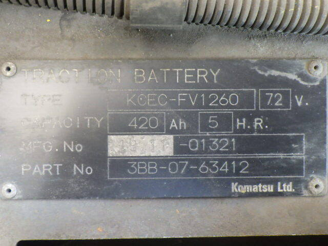 Xe nâng điện 3.0 tấn Komatsu FE30-1 serial 308446 - Ảnh 14