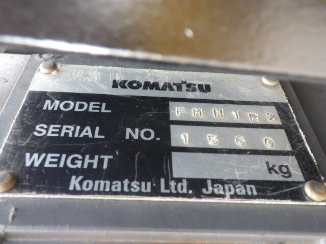 Xe nâng điện đứng lái 1.0 tấn Komatsu model FB10RL-15 serial 154596 - Ảnh 12