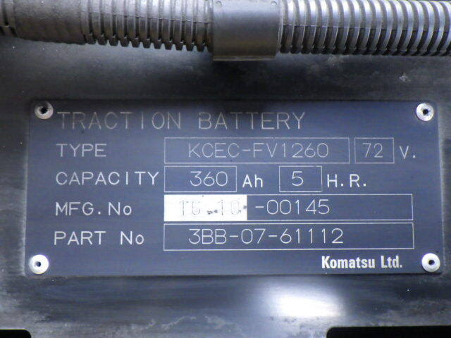Xe nâng điện 2.5 tấn Komatsu FE25-1 serial 302809 - Ảnh 13