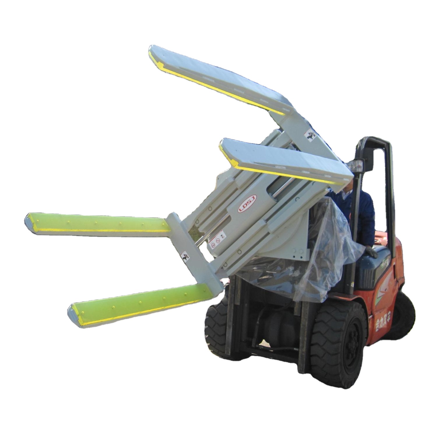 High Quality Forklift Attachment Turing Fork Paper Roll Rotating Clamp -  Buy Product on Alibaba.com