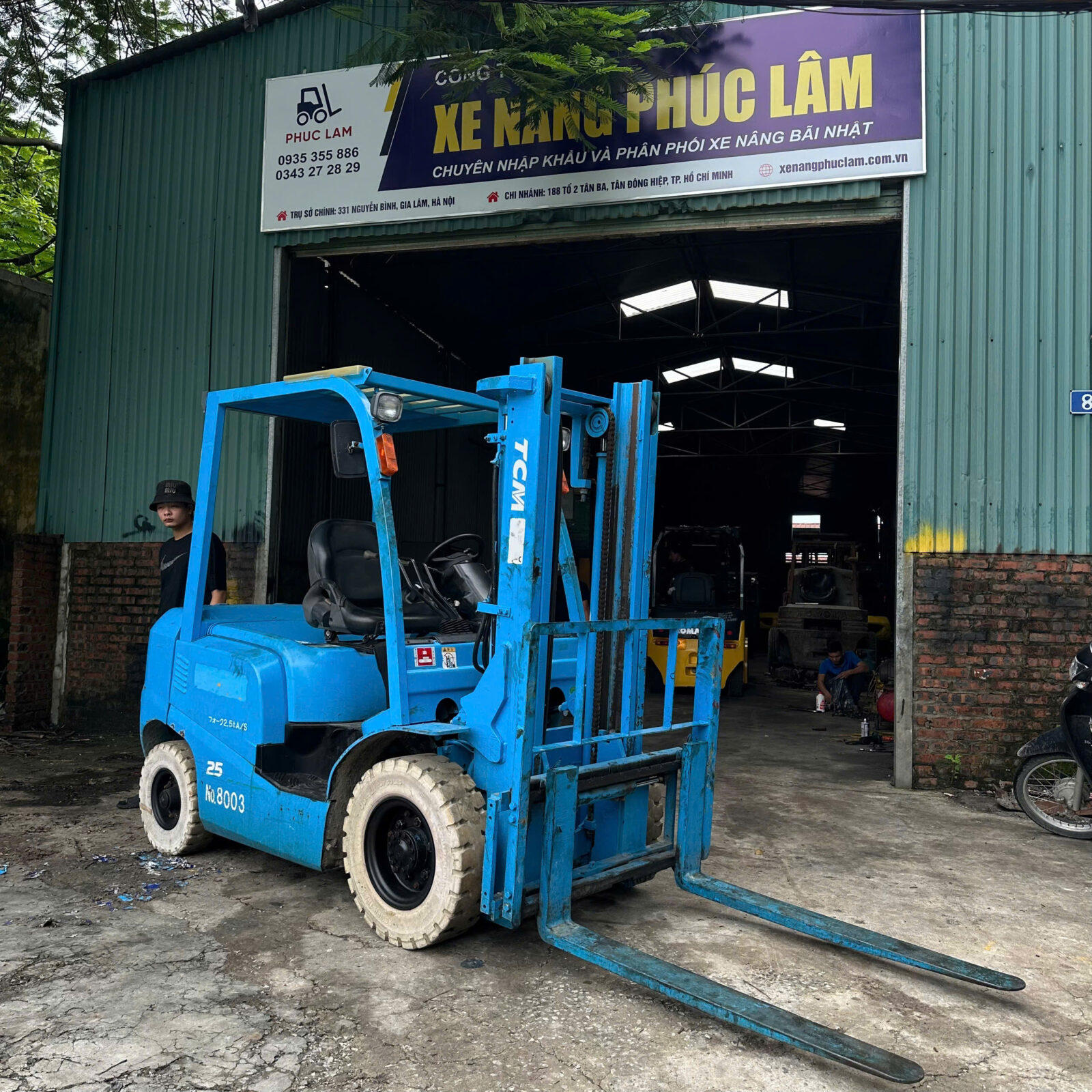 Xe nâng TCM cũ nhập khẩu Nhật Bản có lợi thế gì khi tìm xe phục vụ kho vận