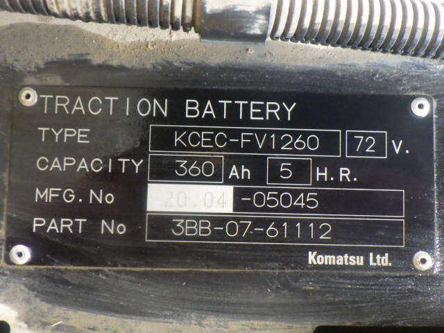 Xe nâng điện Komatsu 2.5 tấn FE25H-1 (309381) - Ảnh 7