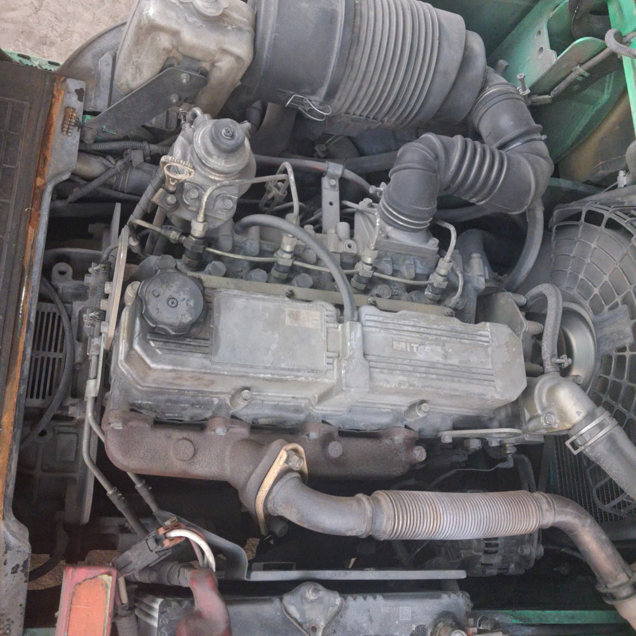 Xe nâng dầu Mitsubishi 3.5 tấn, FD35AT Seri F14E-80347, sản xuất năm 2010 - Ảnh 6